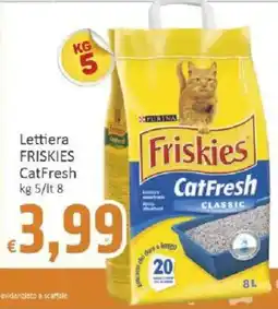 Paghi Poco Lettiera Friskies CatFresh Classic offerta