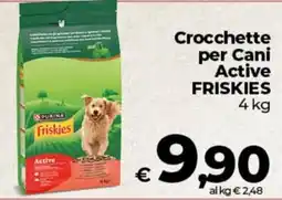 Coop Radenza Crocchette per Cani Active Friskies offerta