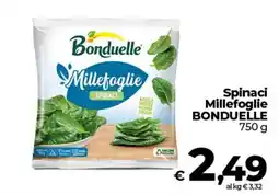 Coop Radenza Spinaci Millefoglie Bonduelle offerta