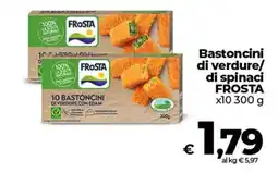 Coop Radenza Bastoncini di verdure con edam Frosta offerta