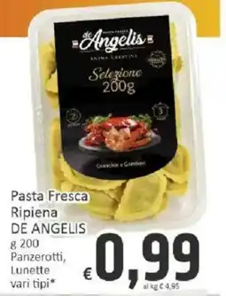Paghi Poco Pasta Fresca Ripiena DE ANGELIS offerta