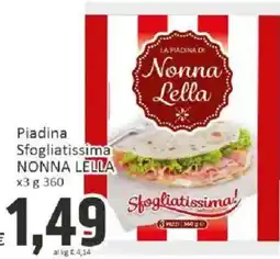 Paghi Poco Piadina Sfogliatissima Nonna Lella offerta