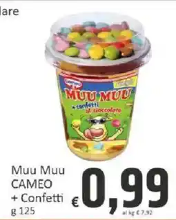 Paghi Poco Muu Muu Cameo + Confetti offerta