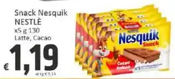 Paghi Poco Snack Nesquik NESTLÈ offerta