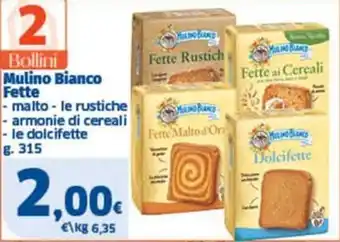 Bollini Mulino Bianco Fette