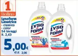 Ok Sigma Lysoform Lavatrice offerta