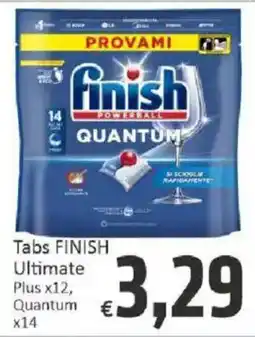 Paghi Poco Tabs FINISH Ultimate Plus Quantum offerta