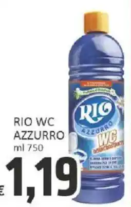 Paghi Poco Rio wc azzurro offerta