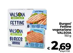 Coop Radenza Burger/ Fettine vegetariane VALSOIA offerta