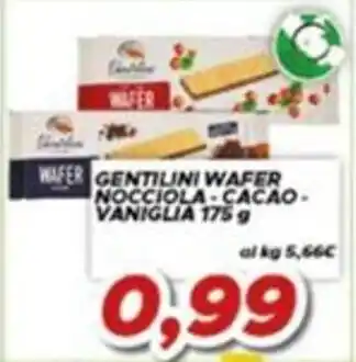 Gentilini wafer nocciola-cacao-vaniglia