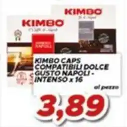 MA Supermercati Kimbo Caps compatibili Dolce Gusto Napoli - Intenso offerta