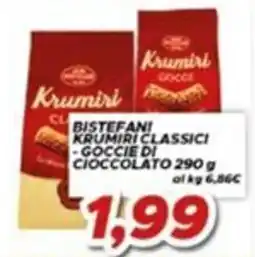 MA Supermercati Bistefani Krumiri classici - Gocce di cioccolato offerta