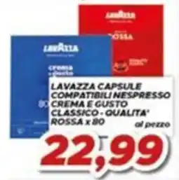 MA Supermercati Lavazza capsule compatibili nespresso crema e gusto classico - qualità rossa offerta