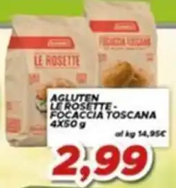 MA Supermercati Agluten le rosette - focaccia toscana offerta