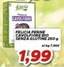 MA Supermercati Felicia penne cavolfiore bio senza glutine offerta