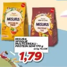 MA Supermercati Misura sfoglie multicereali - proteine semi offerta