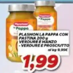 MA Supermercati Plasmon la Pappa con pastina offerta