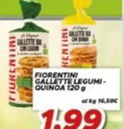 MA Supermercati Fiorentini gallette legumi - quinoa offerta