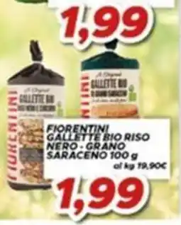 MA Supermercati Fiorentini Gallette Bio Riso Nero - Grano Saraceno offerta