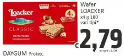 Paghi Poco Wafer LOACKER offerta