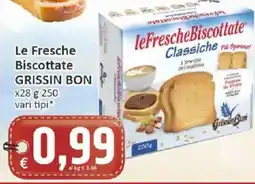 Paghi Poco Le Fresche Biscottate Classiche Grissin Bon offerta