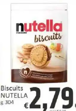 Paghi Poco Nutella biscuits offerta