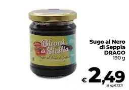 Coop Radenza Sugo al Nero di Seppia DRAGO offerta