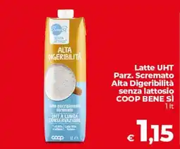 Coop Radenza Latte UHT Parz. Screamato Alta Digeribilità senza lattosio COOP BENE SÌ offerta
