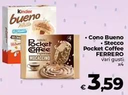 Coop Radenza Ferrero Pocket Coffee Mocaccino offerta