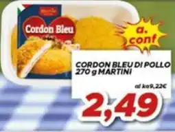 MA Supermercati Cordon Bleu di pollo Martini offerta