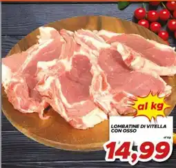 MA Supermercati Lombatine di vitella con osso offerta