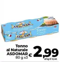 Coop Radenza Asdomar Tonno al Naturale offerta