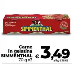 Coop Radenza Carne in gelatina Simmenthal offerta