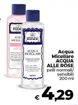 Coop Radenza Acqua Micellare Acqua Alle Rose offerta