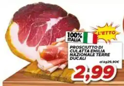 MA Supermercati Prosciutto di culatta Emilia Nazionale Terre Ducali offerta