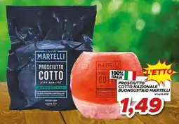 MA Supermercati Prosciutto cotto Buongustaio Martelli offerta