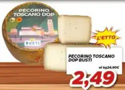 MA Supermercati Pecorino Toscano DOP Busti offerta
