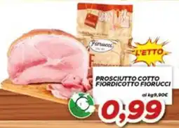 MA Supermercati Prosciutto cotto Fiordicotto Fiorucci offerta