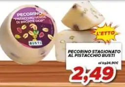 MA Supermercati Pecorino stagionato al pistacchio Busti offerta