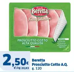 Ok Sigma Beretta Prosciutto Cotto A.Q. offerta
