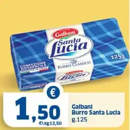 Ok Sigma Galbani Burro Santa Lucia offerta