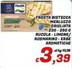 Idromarket Frosta bistecca merluzzo grigliata offerta