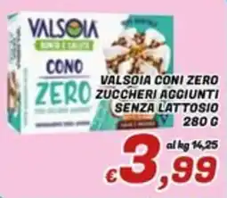 Idromarket Valsòia cono zero offerta