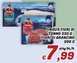 Idromarket Findus Fiori di Tonno Fiori di Branzino offerta