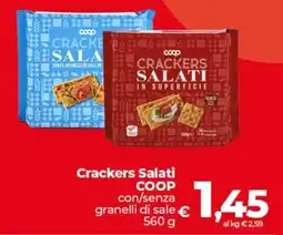 Coop Radenza Crackers Salati COOP offerta