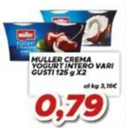 MA Supermercati Muller crema yogurt intero vari offerta