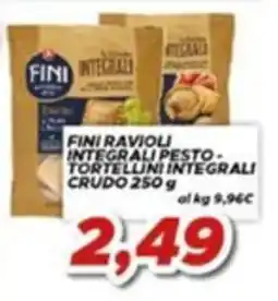 MA Supermercati Finì ravioli integrali pesto - tortellini integrali crudo offerta