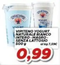 MA Supermercati Vipiteno yogurt naturale bianco offerta