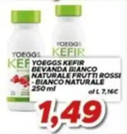 MA Supermercati YoeGgs kefir bevanda bianco naturale frutti rossi offerta