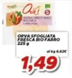 MA Supermercati Orva sfogliata fresca bio farro offerta